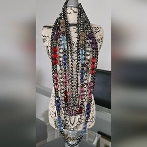 Elegant Multicolor Beaded Necklace